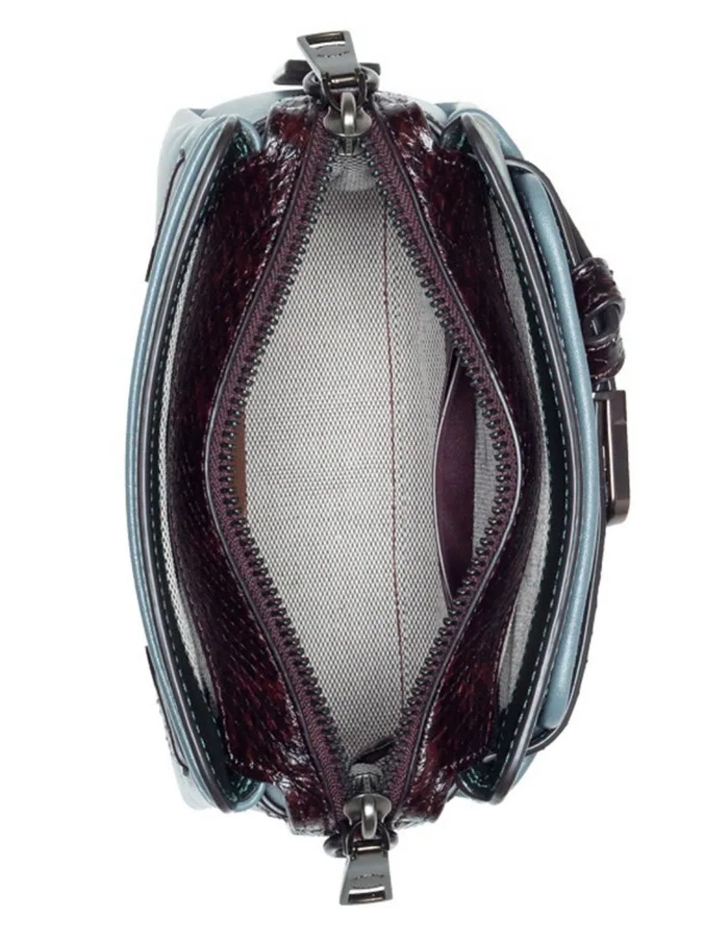 Coach Tate 18 Crossbody With Snakeskin Detail - Picture 16 of 16